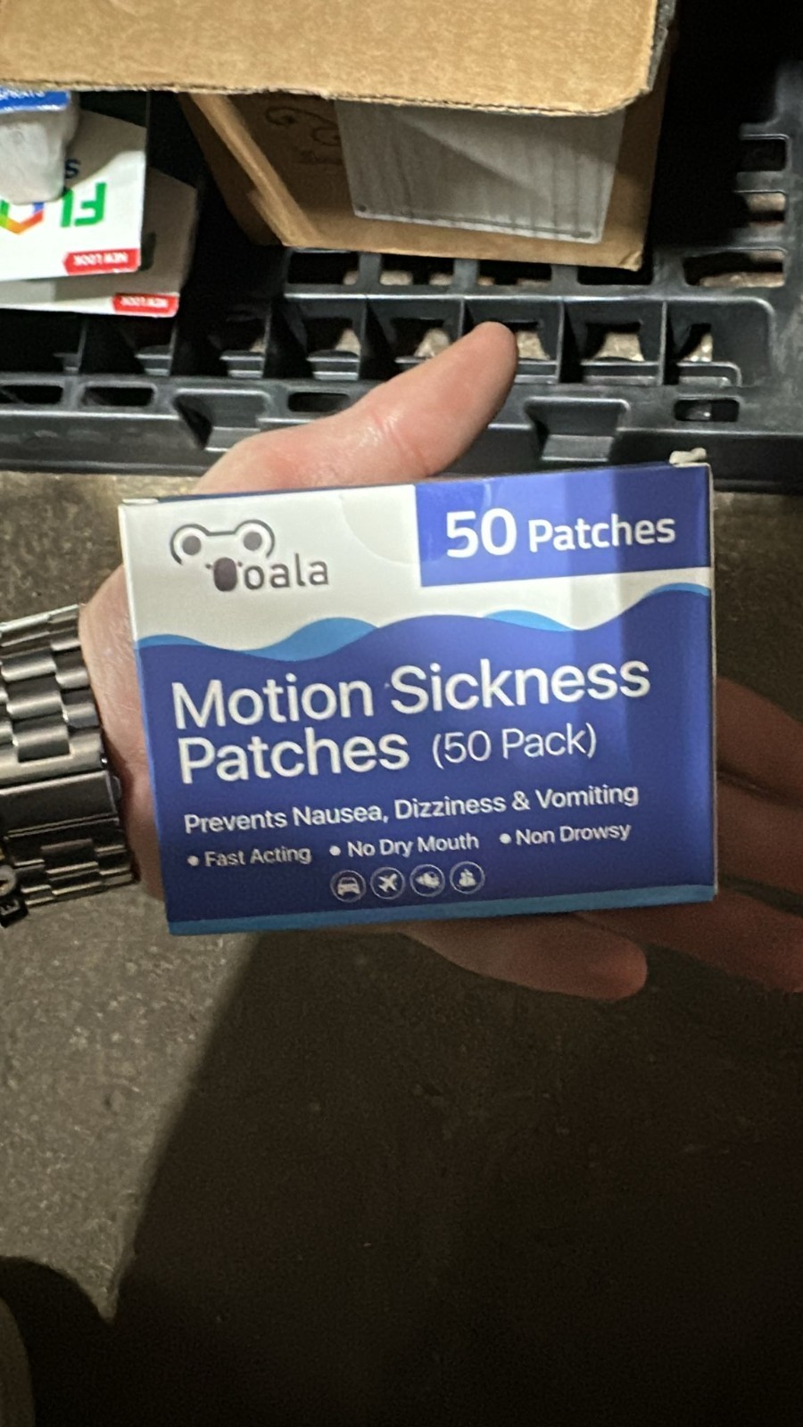 Motion Sickness Patches (50 Pack) | Rapidly and Naturally Relieves 4 pack