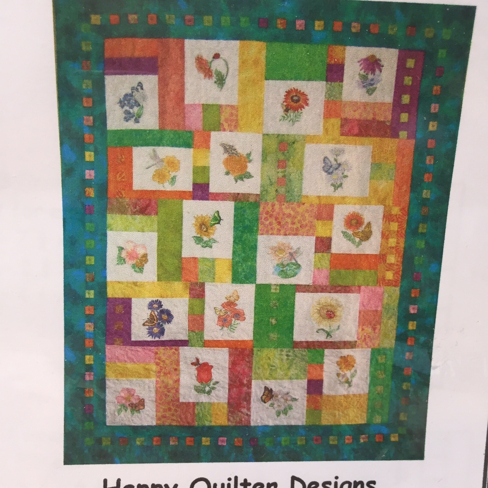 Selena's Embroidered Summer Daze Quilt Pattern 46" x 56"