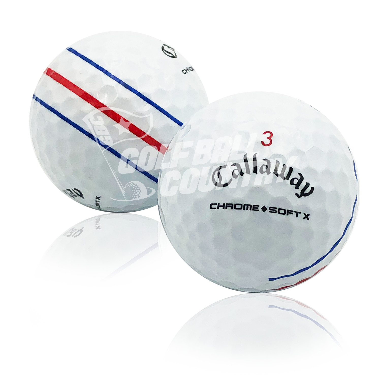 24 Callaway Chrome Soft X Triple Track AAA (3A) Used Golf Balls