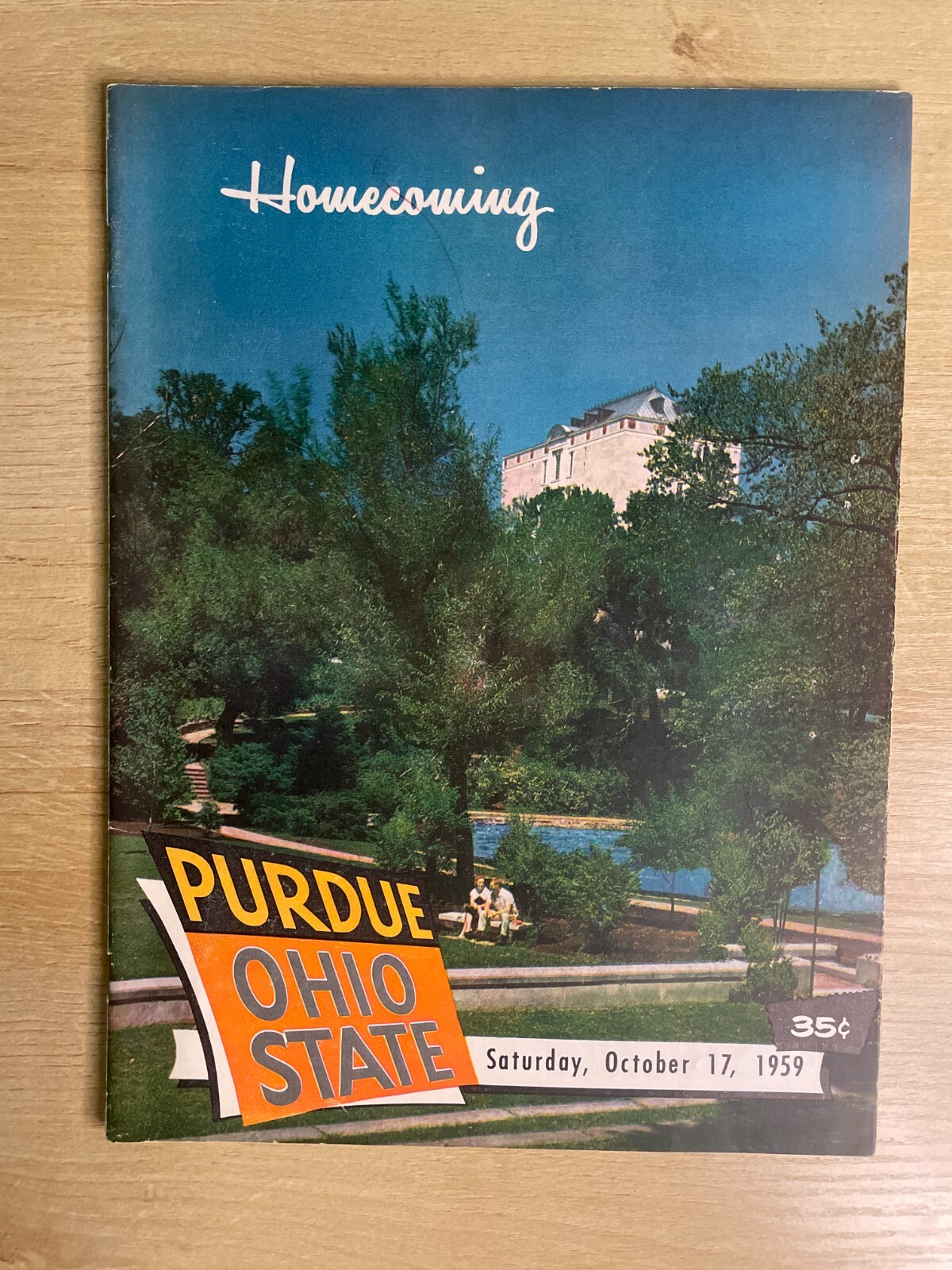 Vintage Ohio State Vs. Purdue October 17, 1959 Football Program B2419