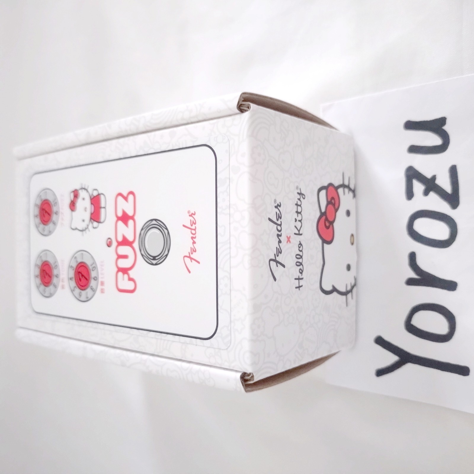 NEW Fender x Hello Kitty Fuzz White Guitar Effect Pedal Compact Effector Limited