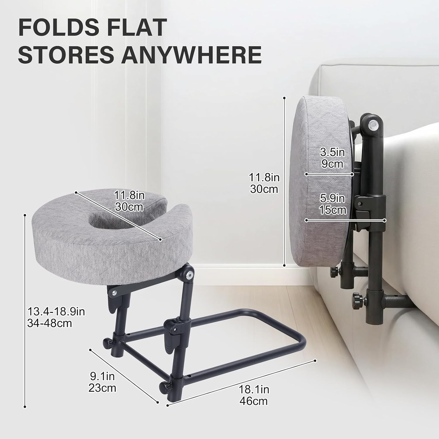 Ergonomic Portable Headrest for Couples - Memory Foam Cradle & Adjustable Design