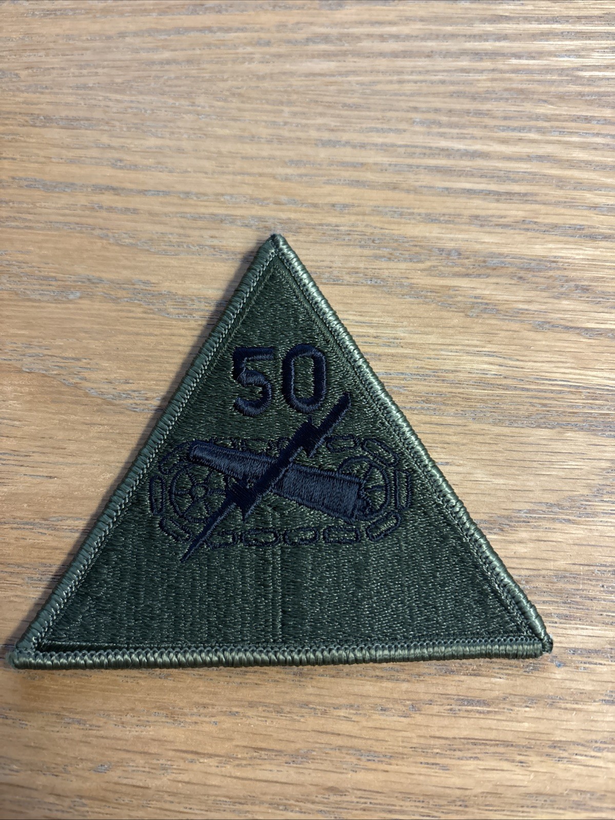 US Army 50th Armored Division Subdued Patch
