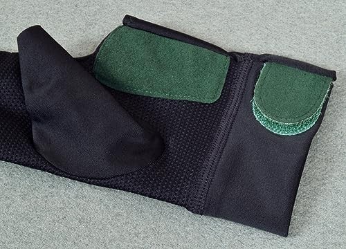 Billiard Pool Glove Left Hand Large Breathable Mesh Cushioned Pad Adjustable