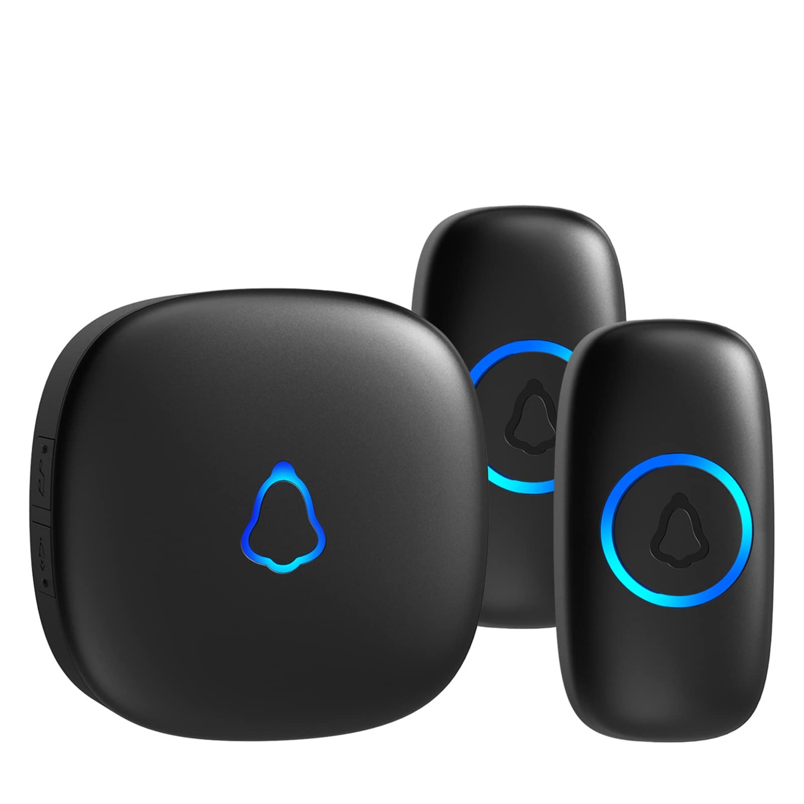Wireless Doorbell with 2 Buttons, Waterproof Mini Door Bell 1,000ft Range 110...