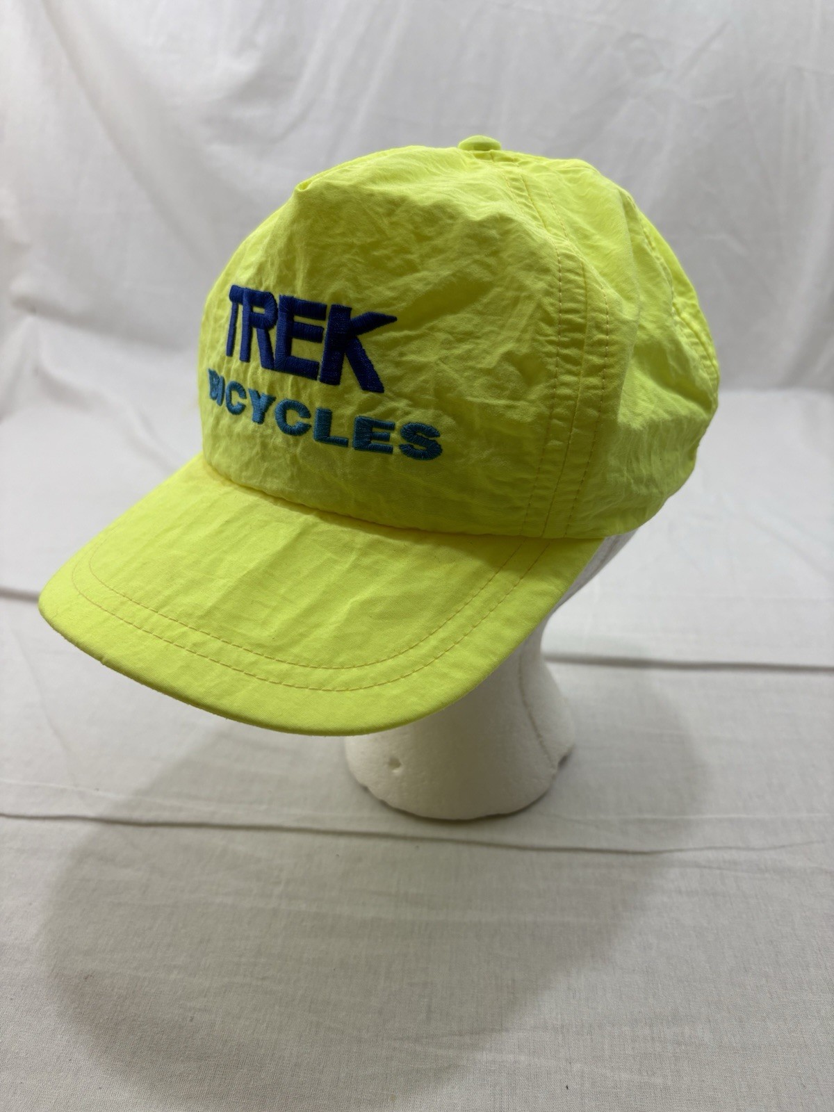 Vintage Trek Cycling Hat Cap 70s 80s Bicycle Race Bike Pink
