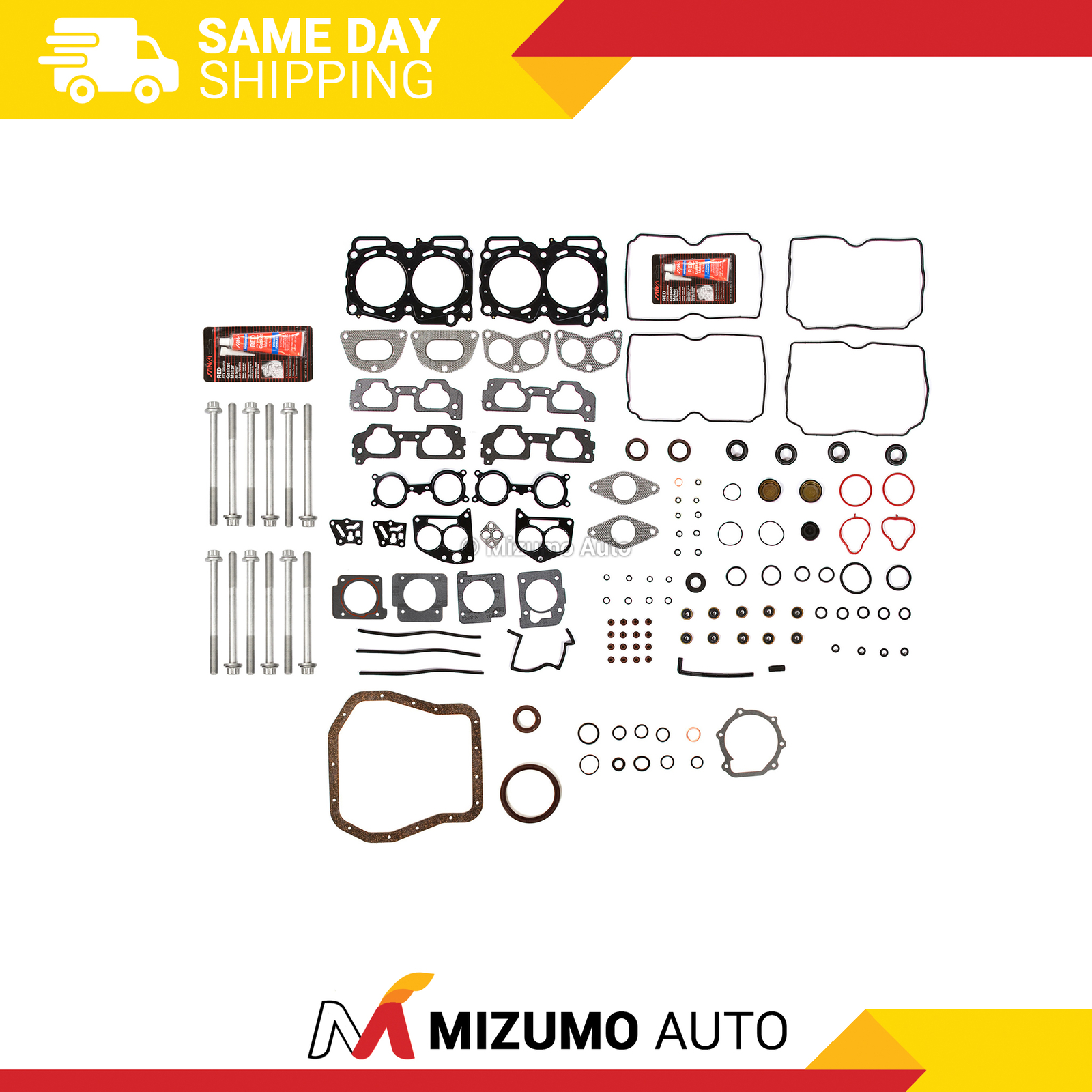 Full Gasket Set Head Bolts Fit 04-09 Subaru Impreza Forester Outback SOHC EJ25
