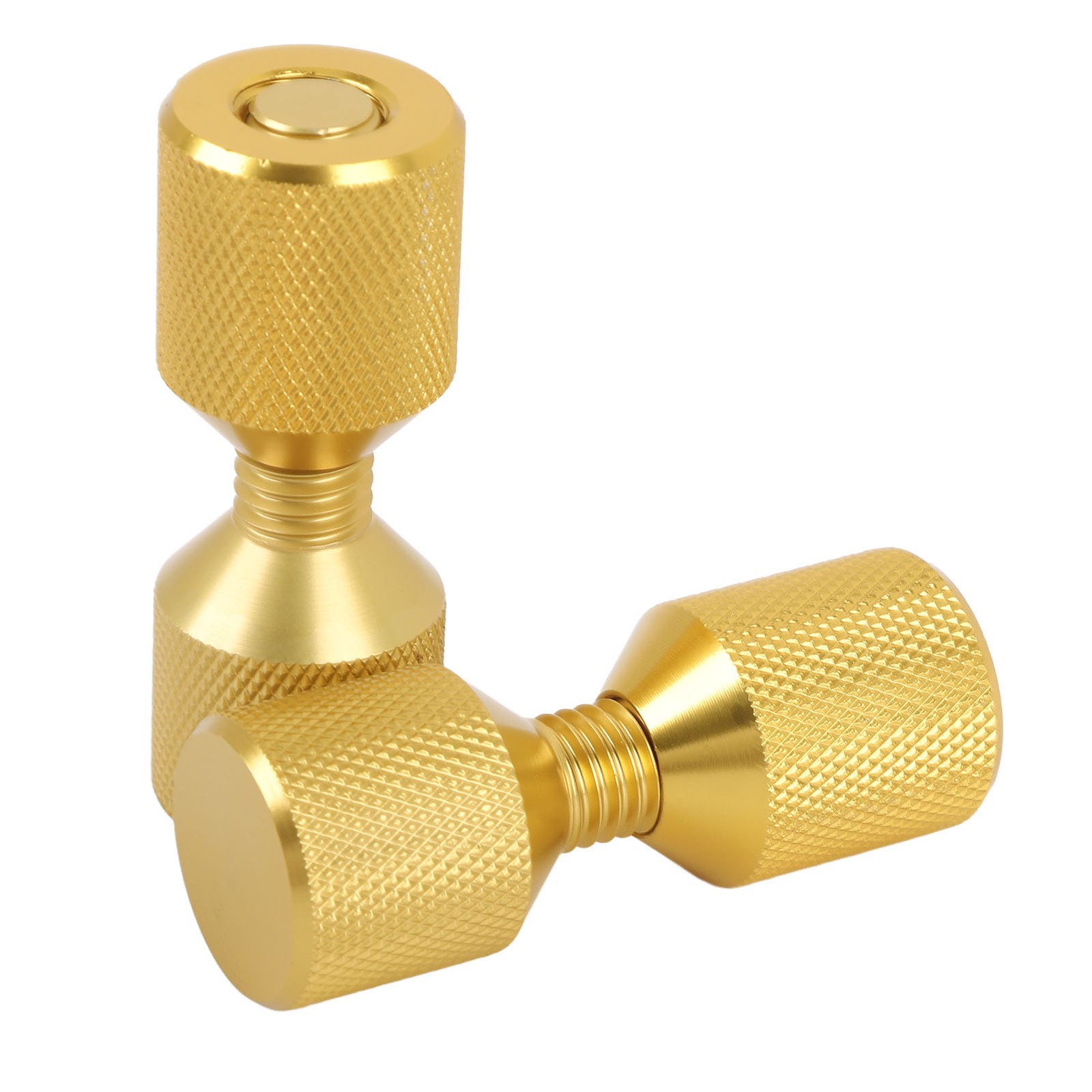 2pcs 2 Hole Flange Alignment Pins Aluminium 1‑1/8in Flange Double Hole Pins Set