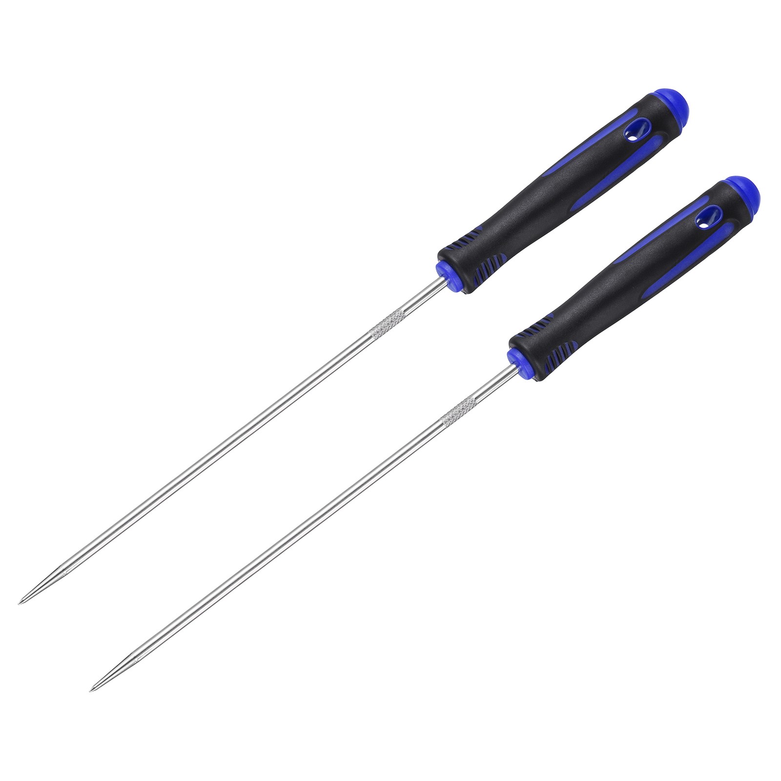 2Pcs O-Ring Straight Pick,240mm Oil Seal Tool, Black Blue