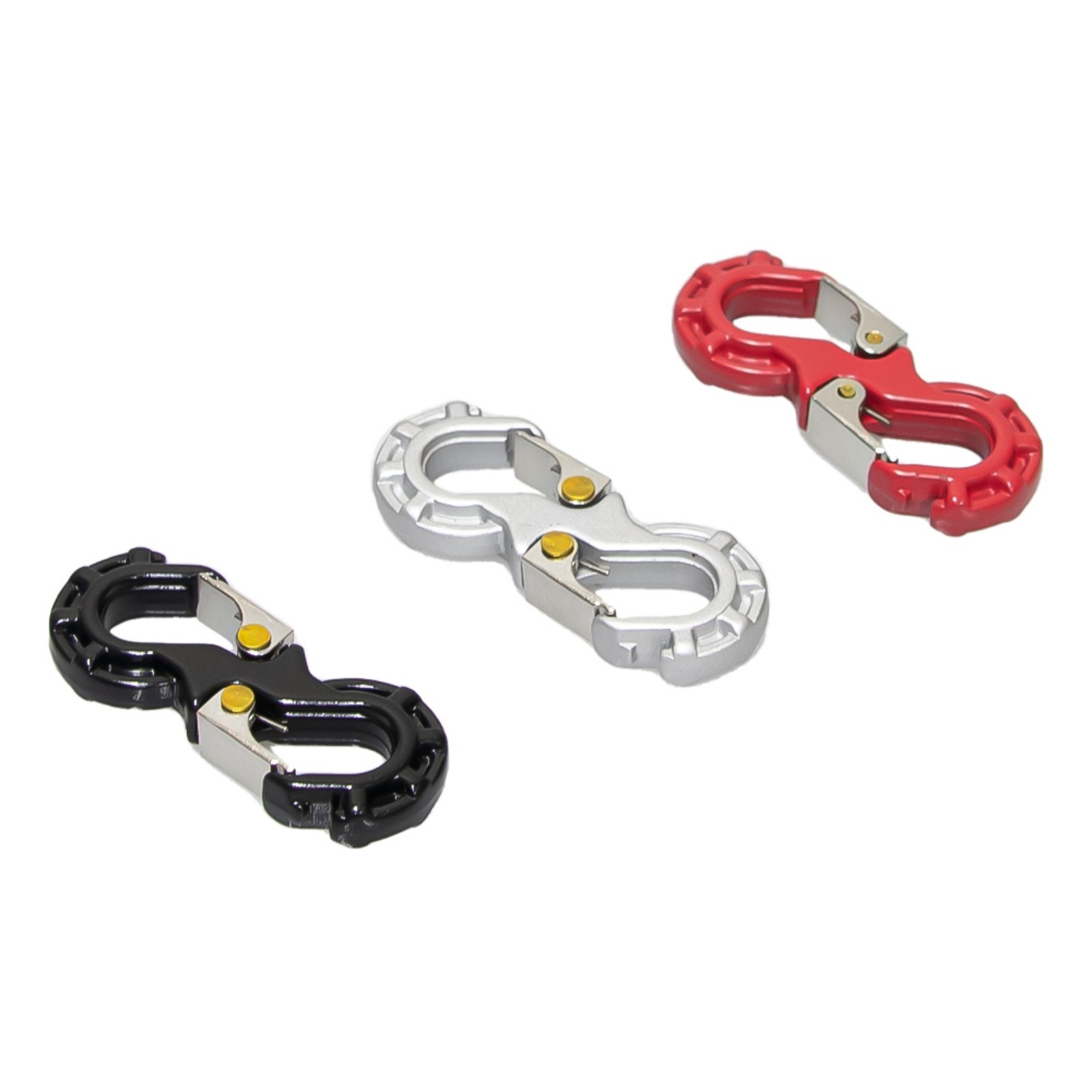 Double Winch Hook Scale Recovery Shackle for 1/10 1/8 1/7 Crawler Off-Road Car