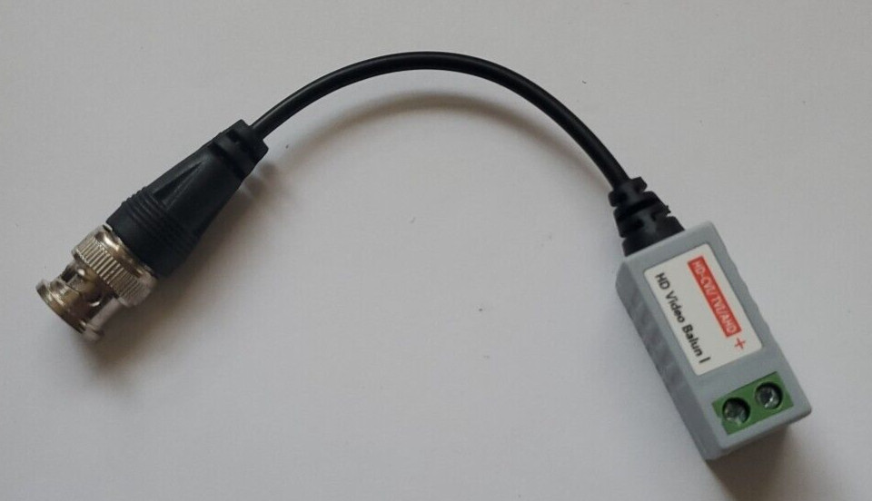 Video Balun Transceiver HD-CVI TVI AHD CVBS CCTV For Camera 3"