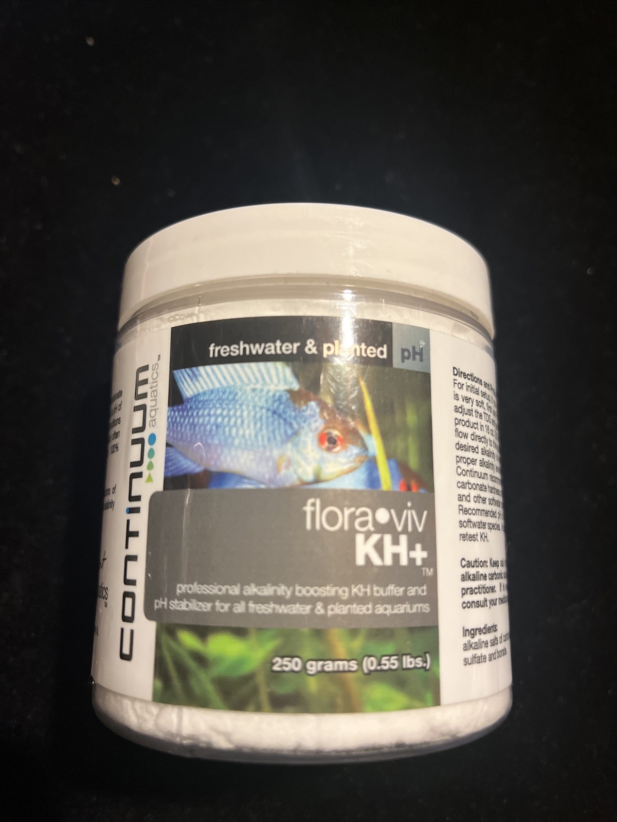 NEW Flora Viv KH+ Continuum Aquatics Alkalinity Booster and pH 250g