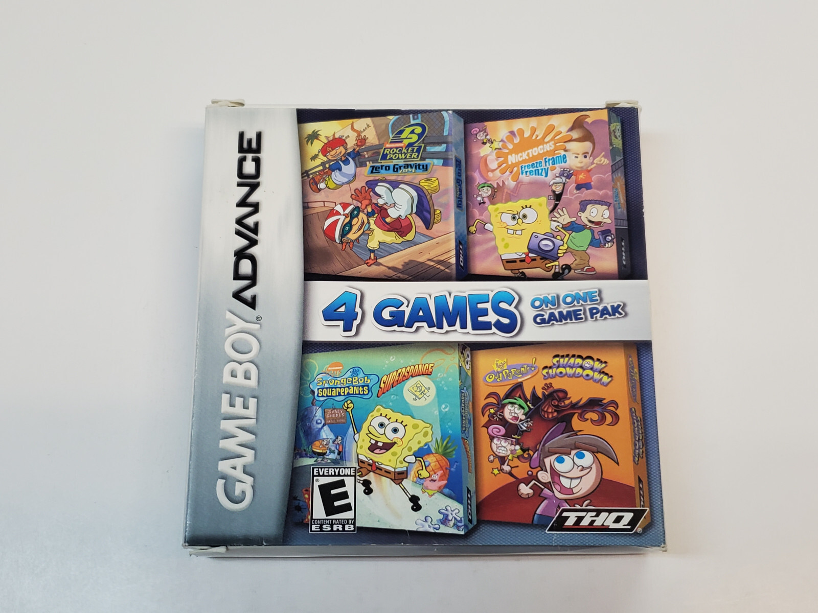 Nickelodeon 4 Games on One Game Pack GBA Authentic Box & Manual Only *