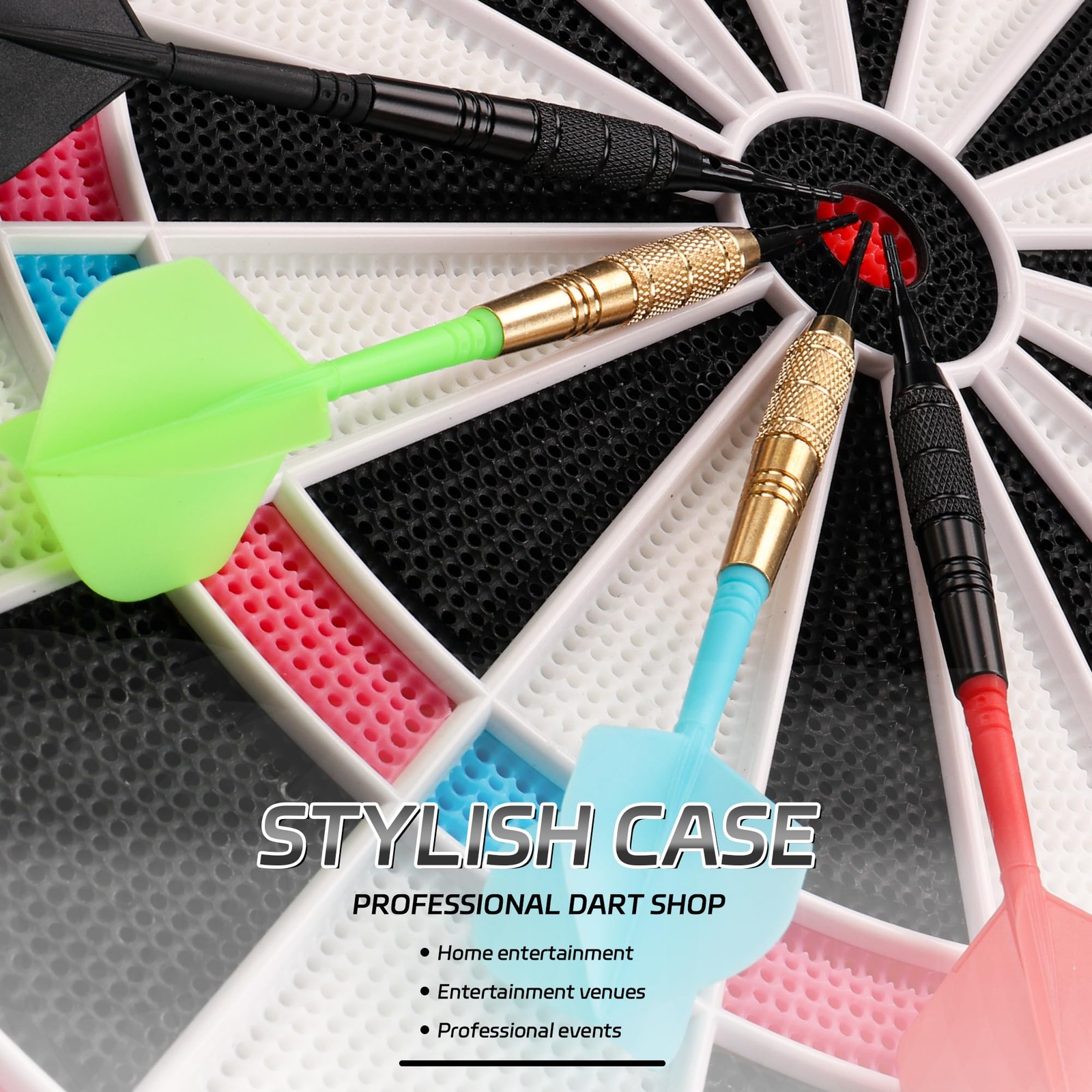 CyeeLife Darts Plastic Tip,Soft Tip Set,12 Pcs 18 Gram with 50 Extra...