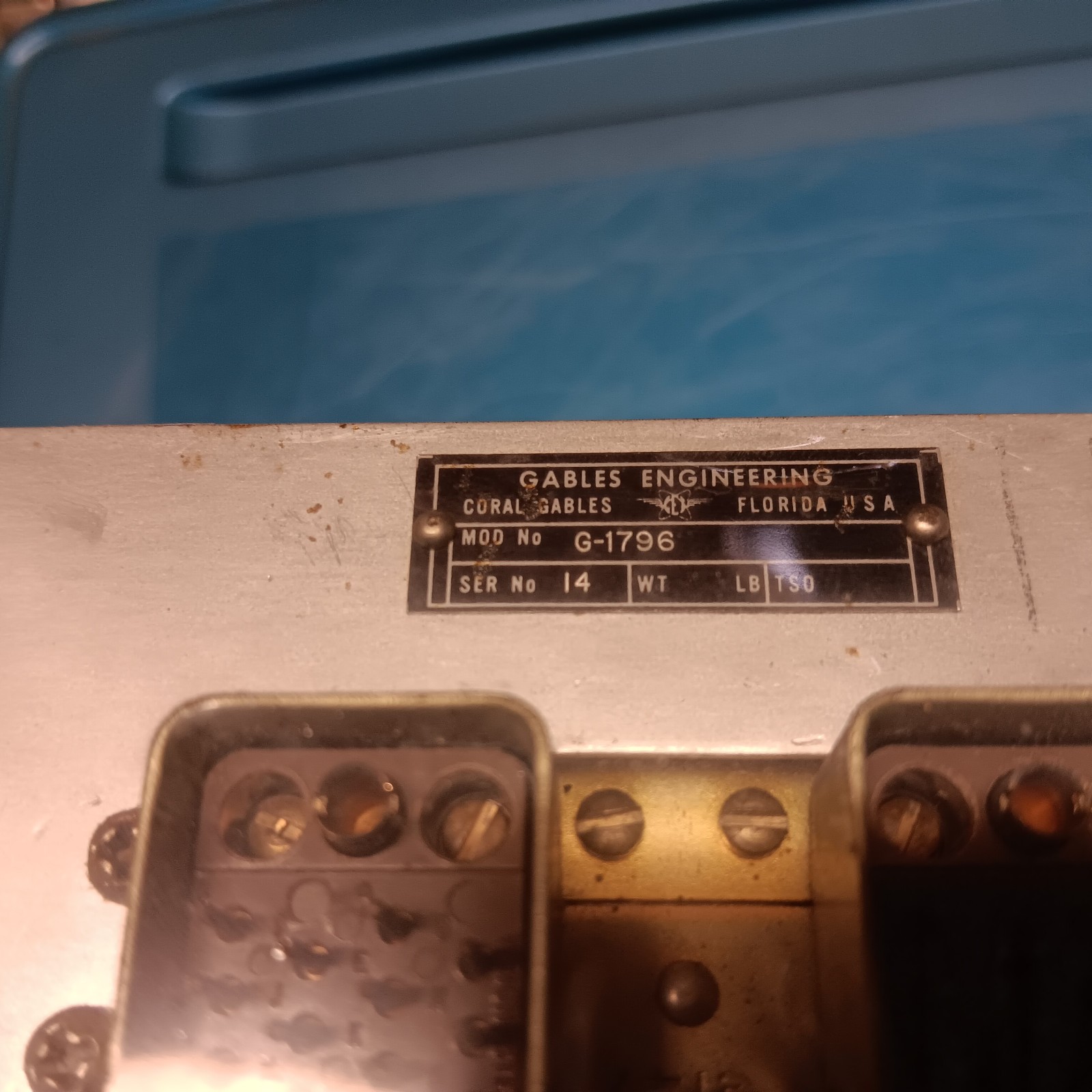 Gables Engineering Audio Control Panel PN: G-1796 aviation avionics AIRCRAFT