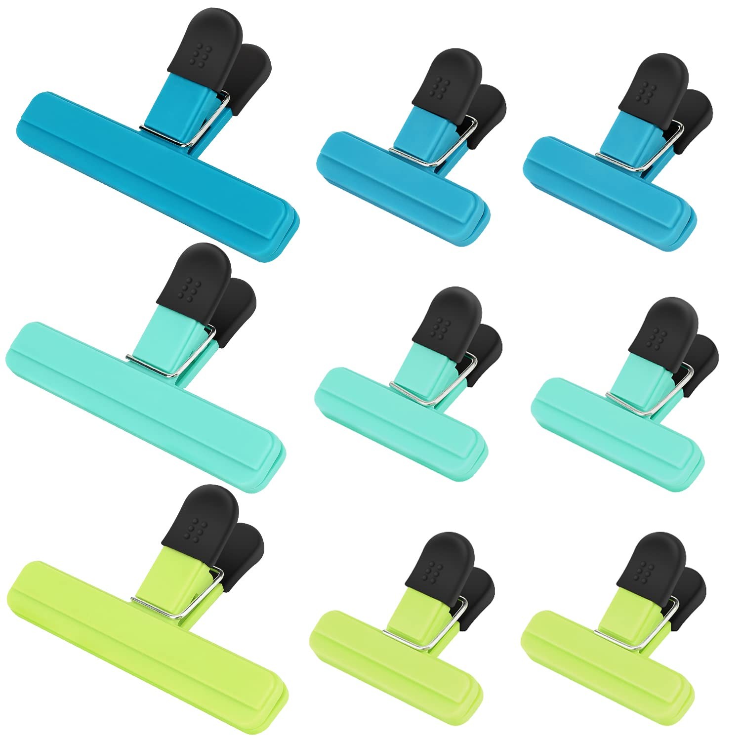 TACGEA Chip Clips, 9 Pack Food Clips, Bag Clips for Food Storage with Air Tig...