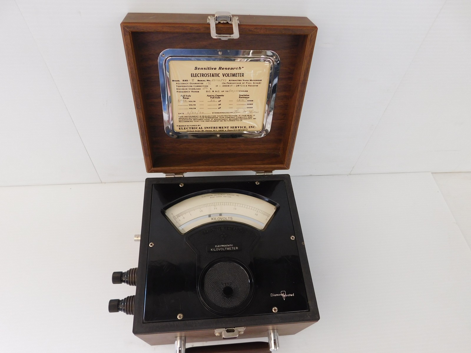 ^^Sensitive Research Instrument Corp Electrostatic Voltmeter ESD / ESD-8 (QOS20)