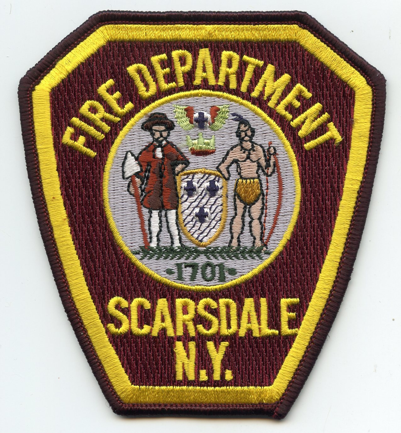 SCARSDALE NEW YORK NY FIRE PATCH