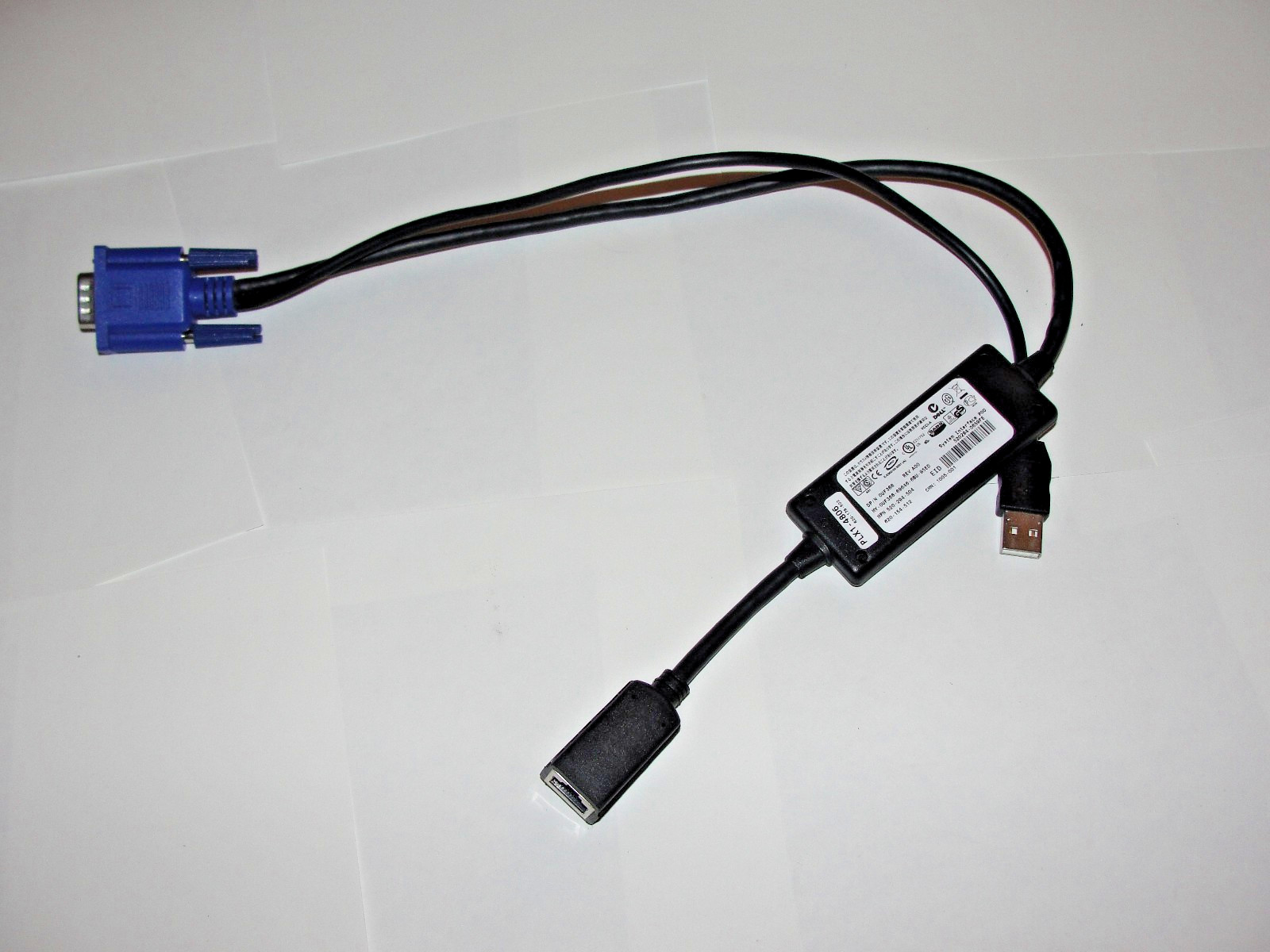 Dell OUF366 USB KVM System Interface POD 520-294-504 Free Shipping