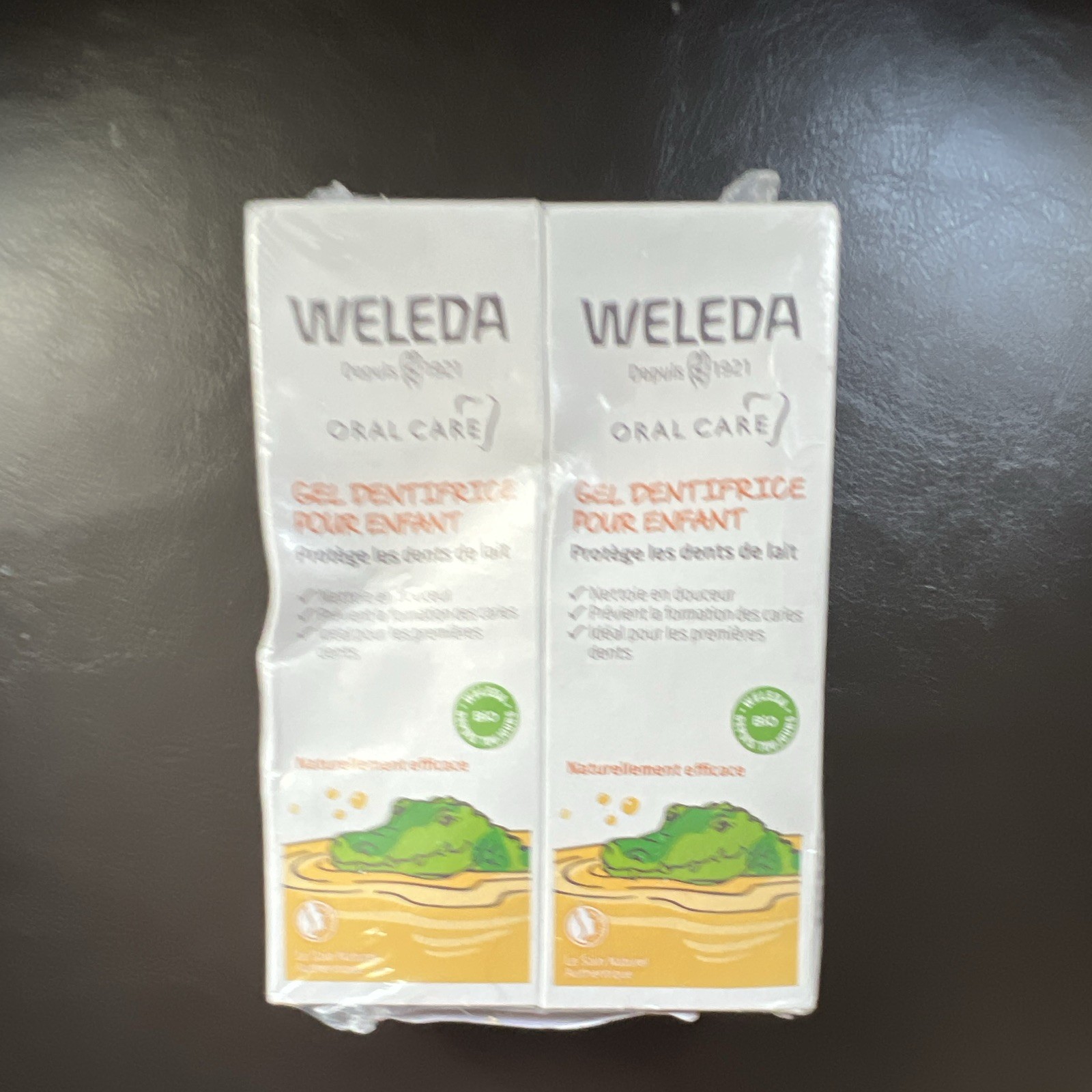 Weleda Oral Care Children's Tooth Gel, Fluoride-Free Fennel 50ml 2-Pack