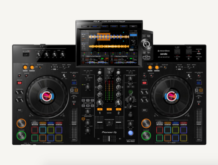 XDJ-RX3: 2-Channel All-in-one System 10.1-inch touch screen. Plug and Play with