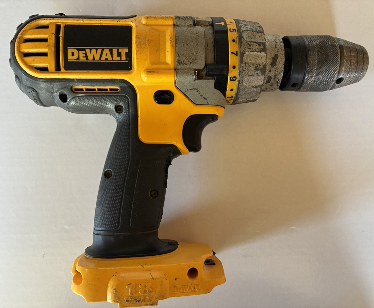 Dewalt Cordless 18 Volt Battery Drill With Hammer Drill ( Tool Only )