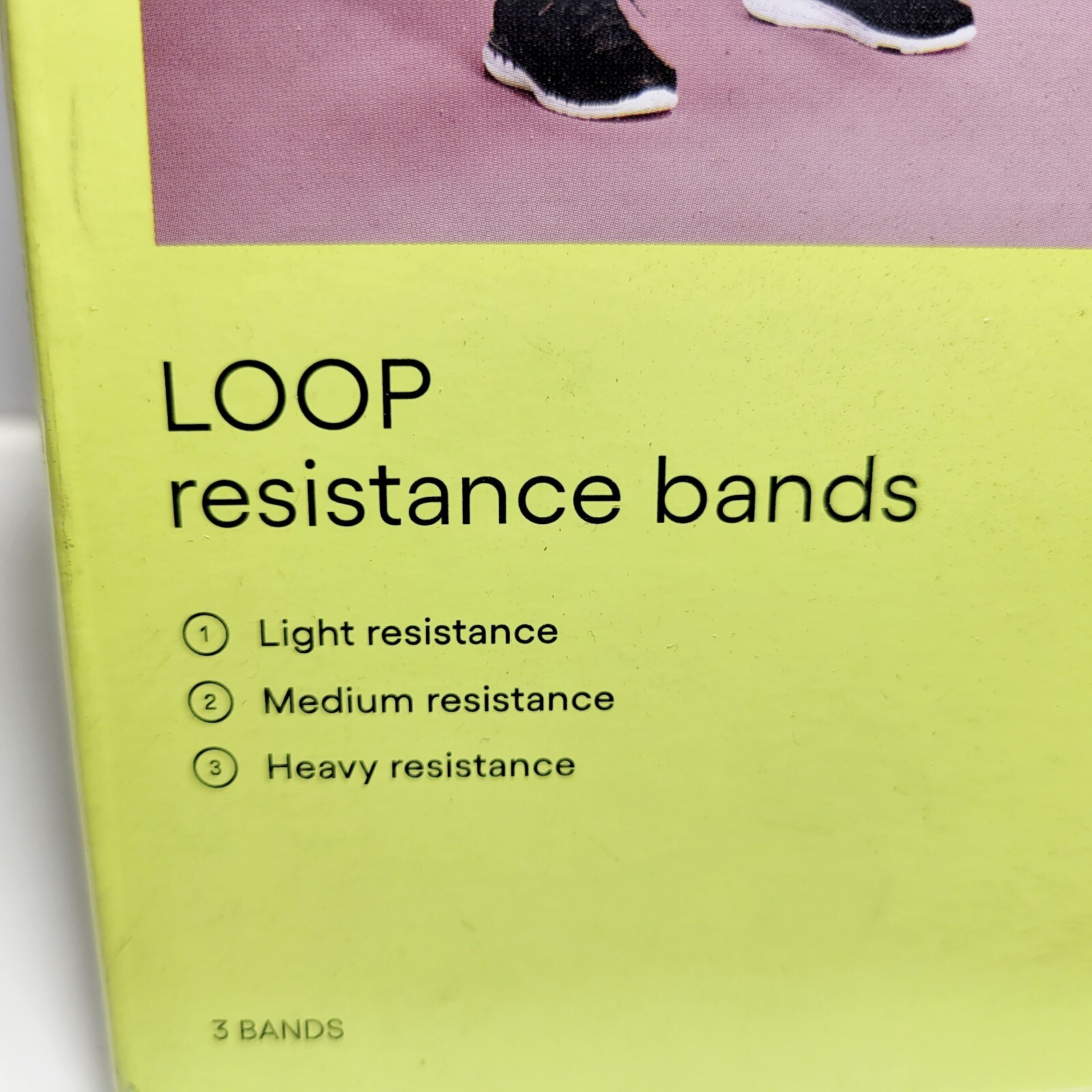 All in Motion Loop Resistance Bands - Light, Medium, Heavy - 3 Bands