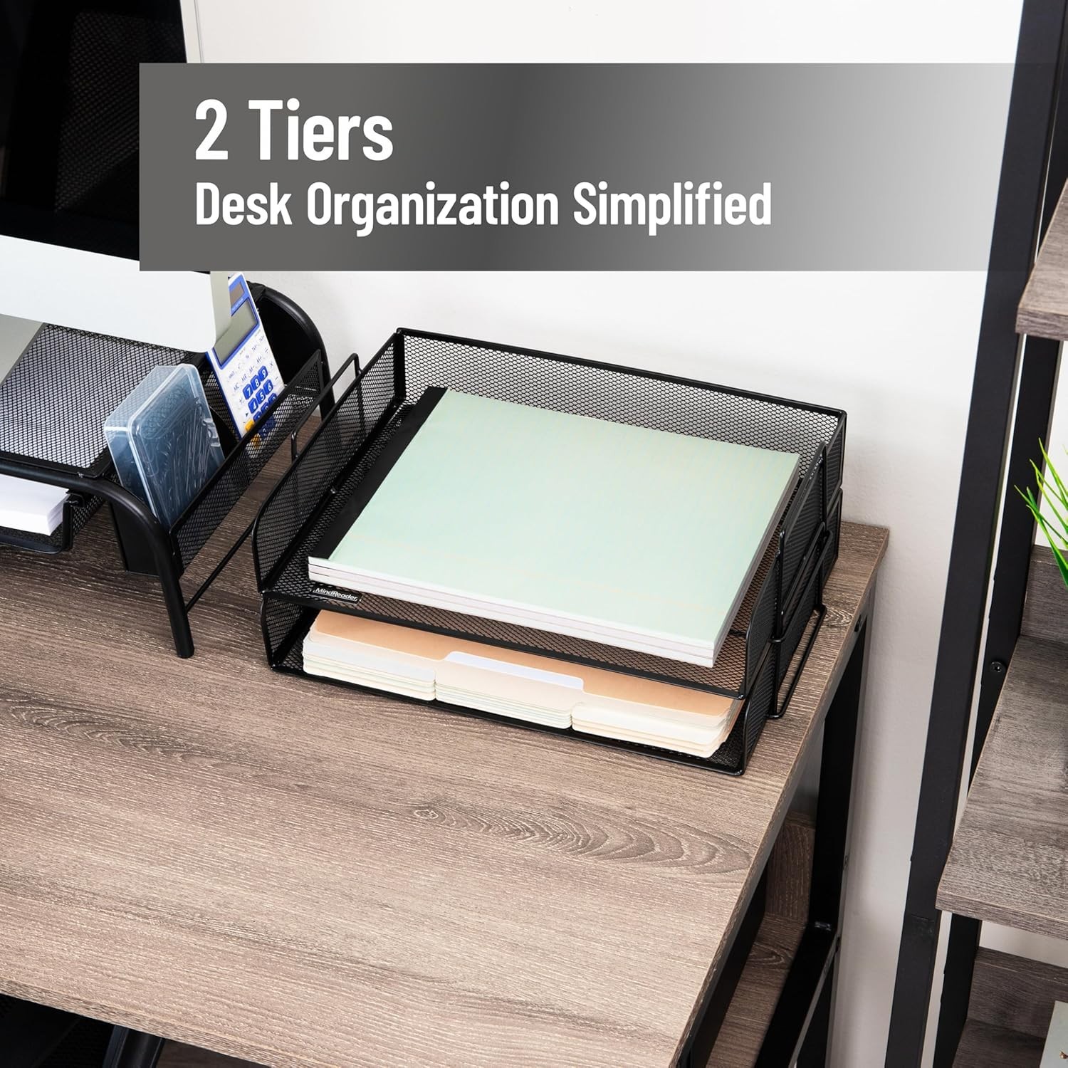 Versatile Stackable Desktop Trays - Stylish Organizer for Papers and Letters