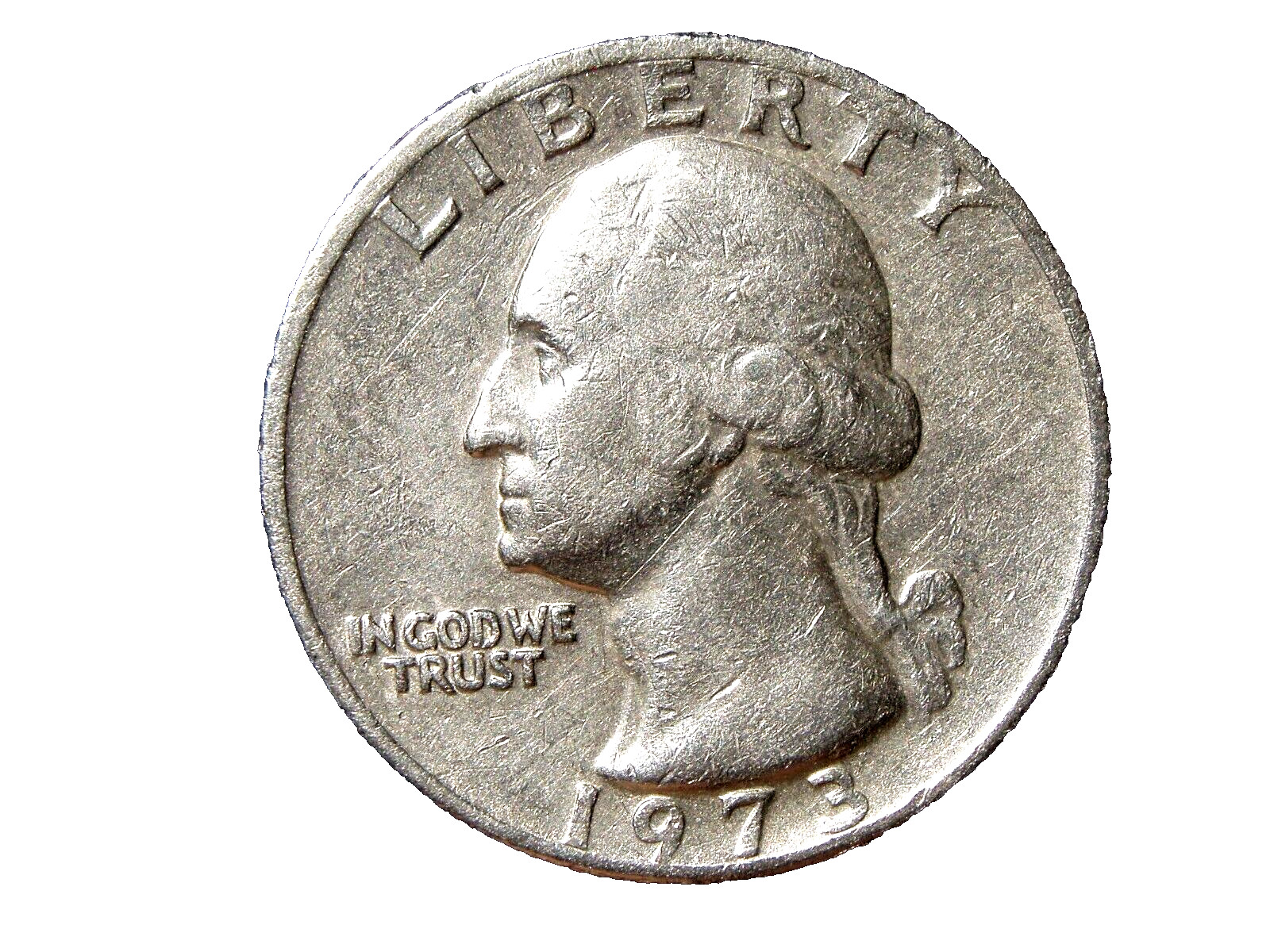 1973 WASHINGTON QUARTER #9