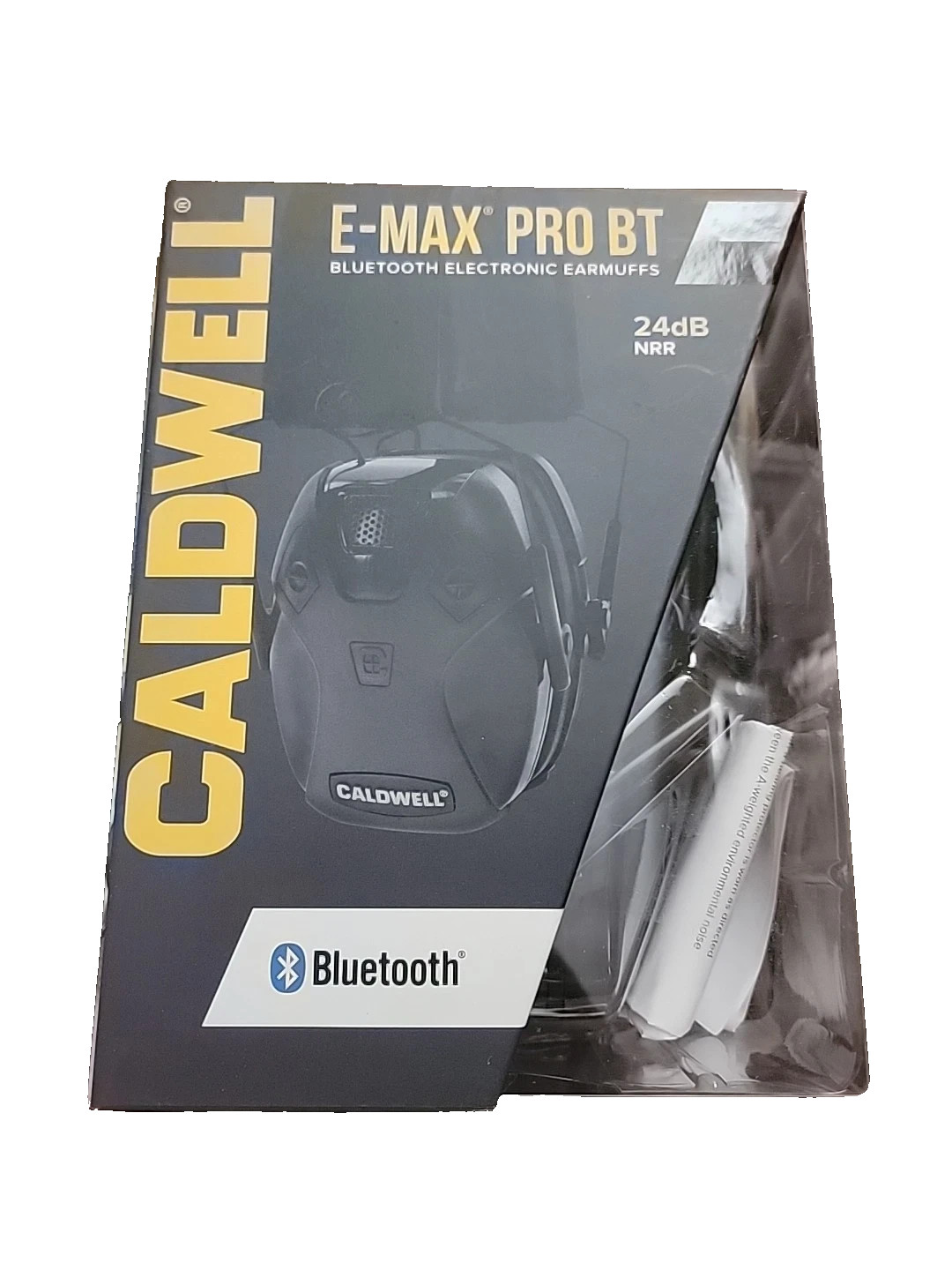 Caldwell E-Max Pro BT Alkaline Earmuffs 24db Black Product #1180978
