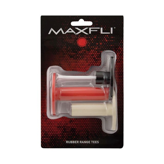 Maxfli Multi-Length Rubber Range Tees - 3 Pack