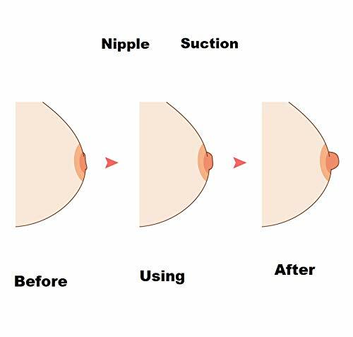2 Pair Silicone Nipple Corrector Clip for Flat Inverted Nipples Correct Brown