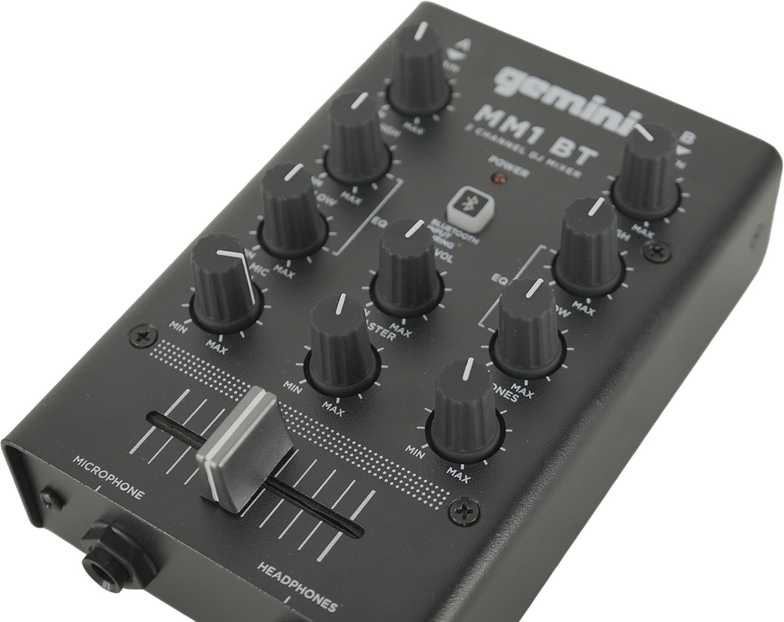 Gemini MM1BT 2-Channel Bluetooth Mixer - ISSUE