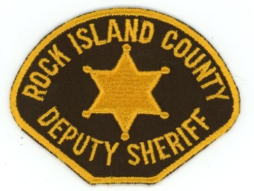 ILLINOIS IL ROCK ISLAND COUNTY DEPUTY SHERIFF NICE SHOULDER PATCH POLICE