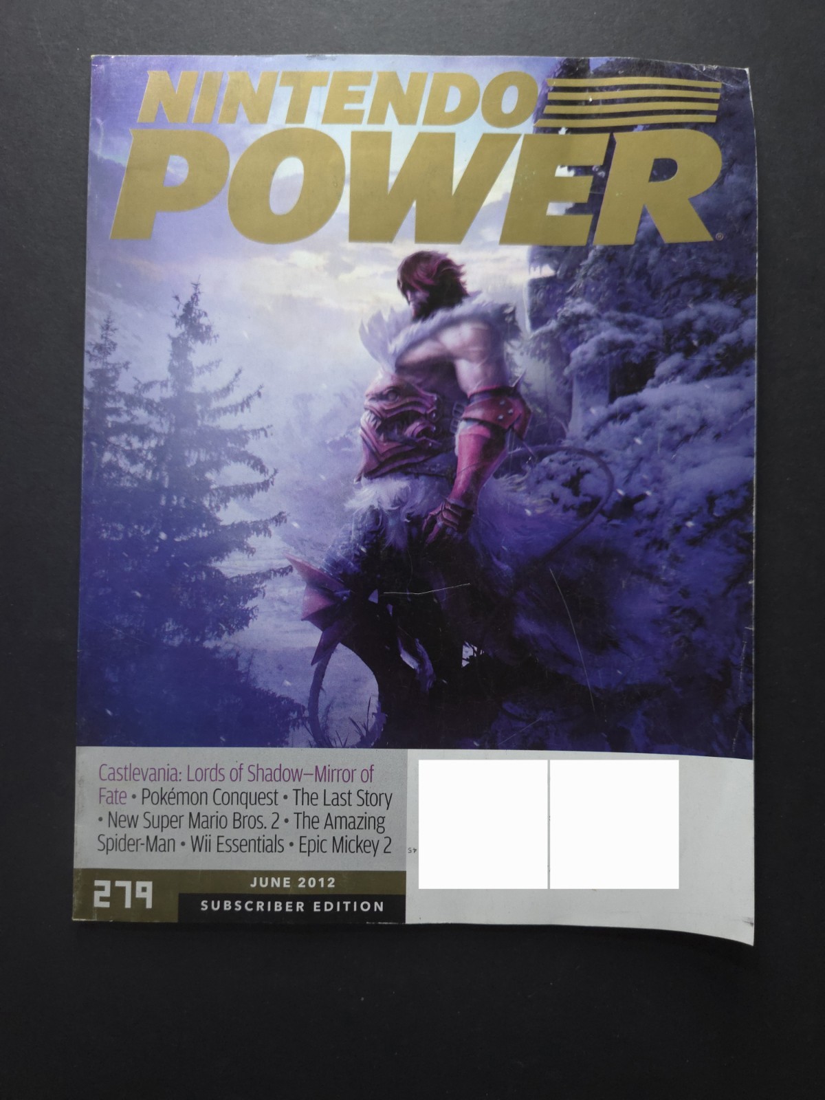 Nintendo Power Magazine Vol. #279, June 2012. Castlevania: Lords of Shadow