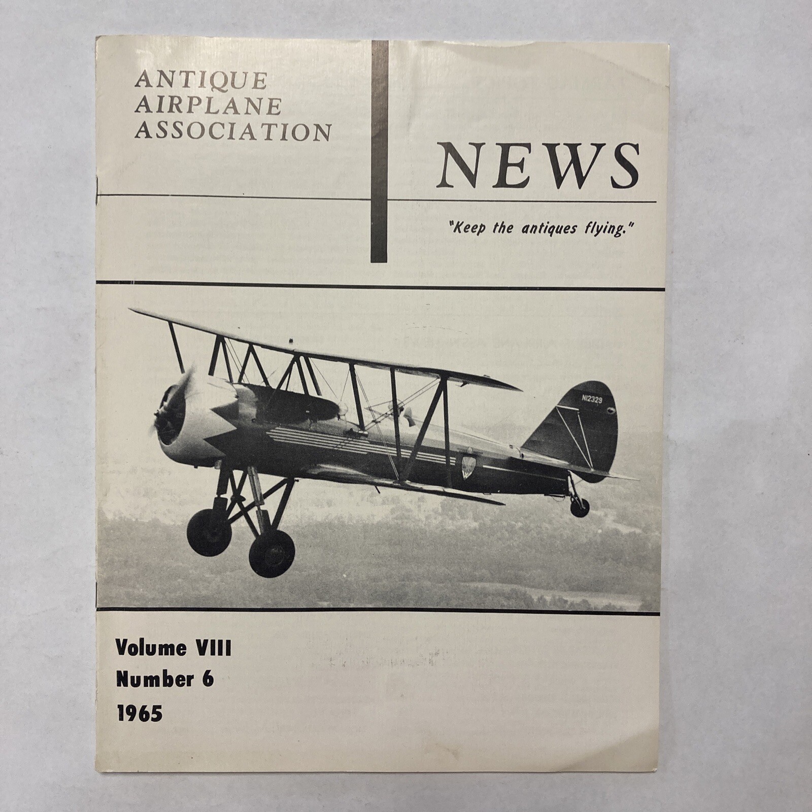 Antique Airplane Association News - Volume VIII Number 6 1965