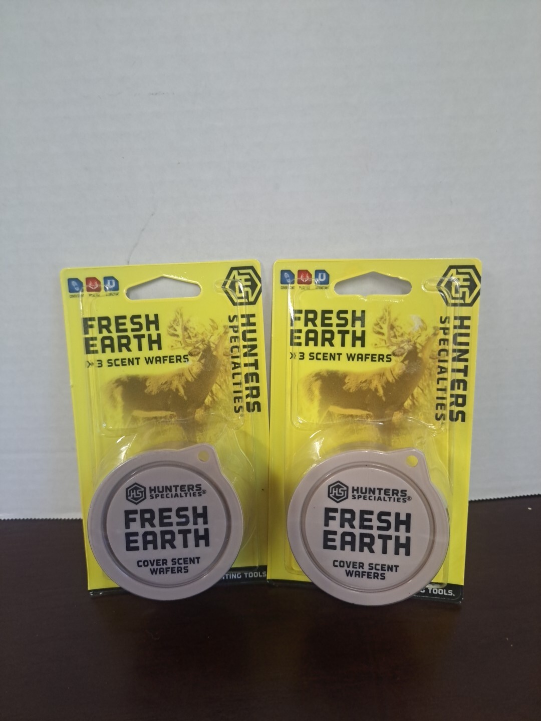 Lot Of 2 Packs Of Hunters Specialties Fresh Earth 3pack Cover Scent Wafers