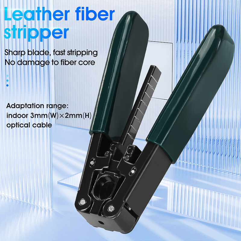 3x2mm 125μm cladding diameter 0.25&0.9mm Coating Leather wire cable stripper