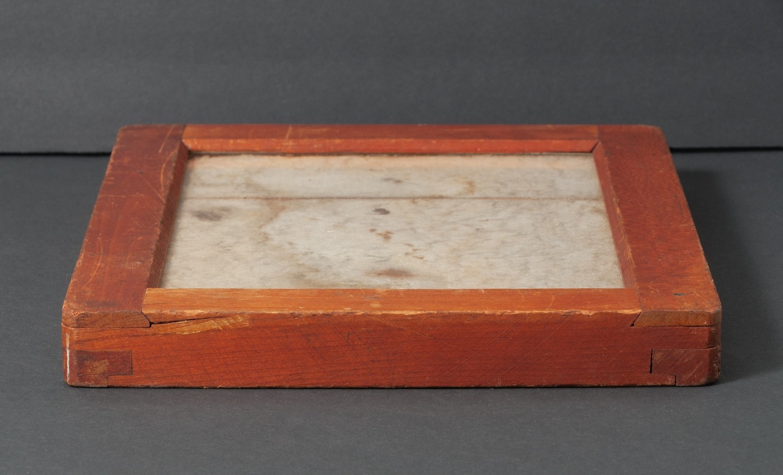 Antique Wood Metal Glass Negative Contact Photography Printing Frame Holder