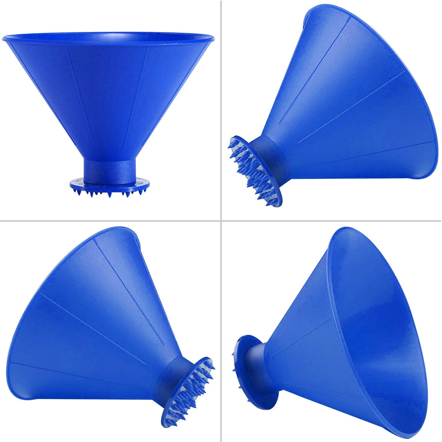 Magical Ice Scrapers for Car Windshield - 2 Pack Cone Magic blue