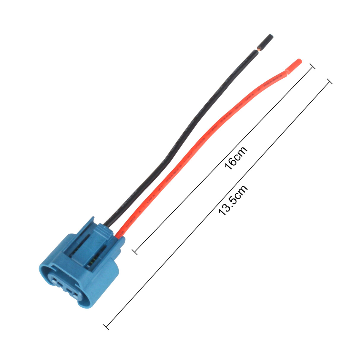 HB3 9005 Headlight Pigtail Female Plug Wire Two-Harness High Beam Bulb Socket