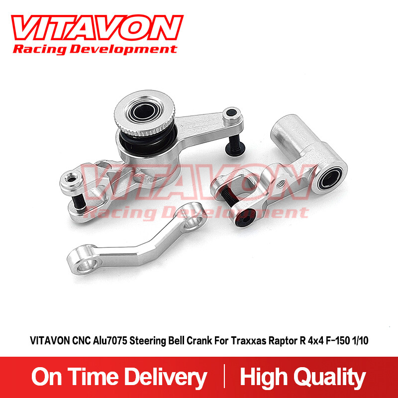 Vitavon  CNC Alu7075 Steering Bell Crank For Traxxas Raptor R 4x4 F-150 1/10