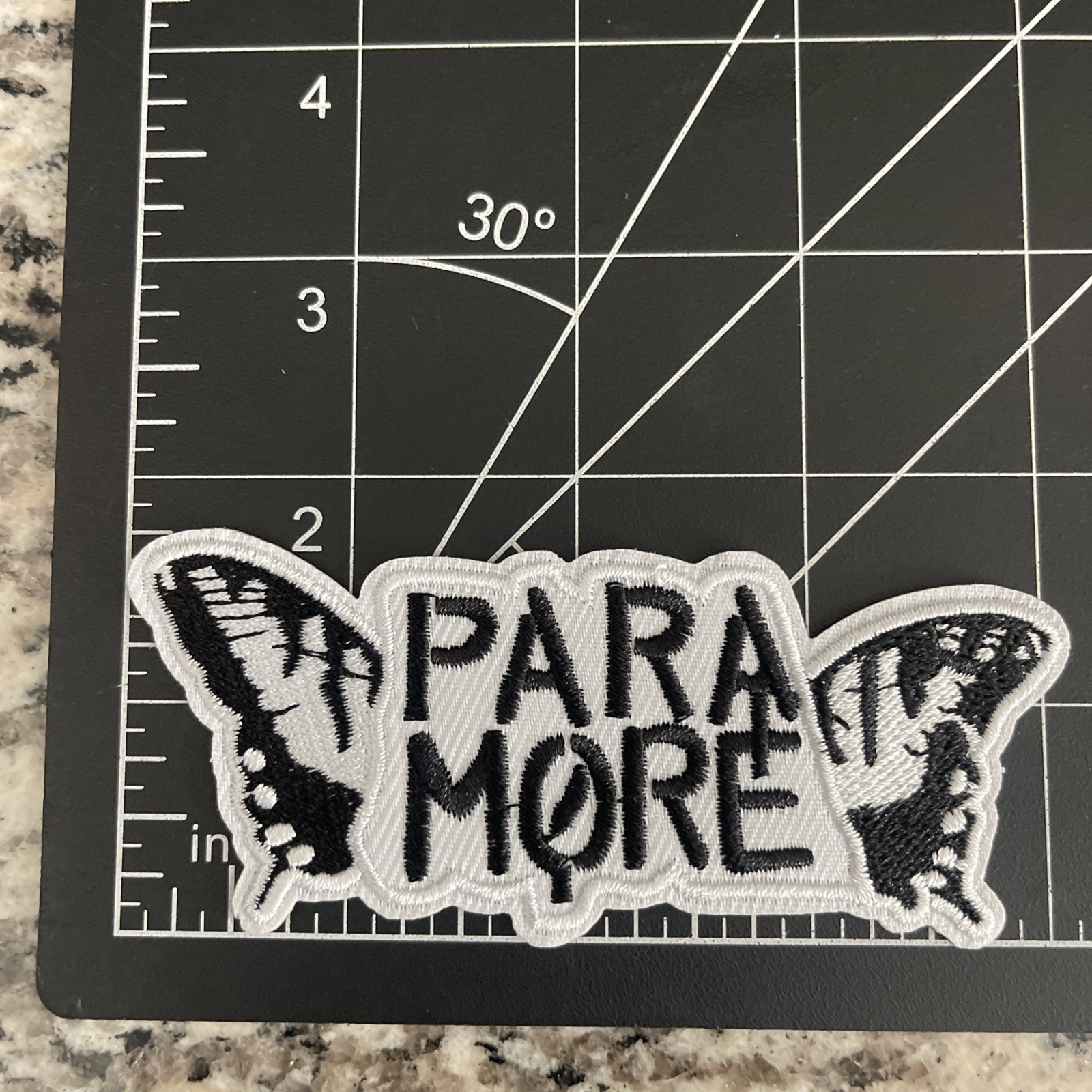 PARAMORE Rock Band Embroidered Iron On Patch 4x1.75 Inch