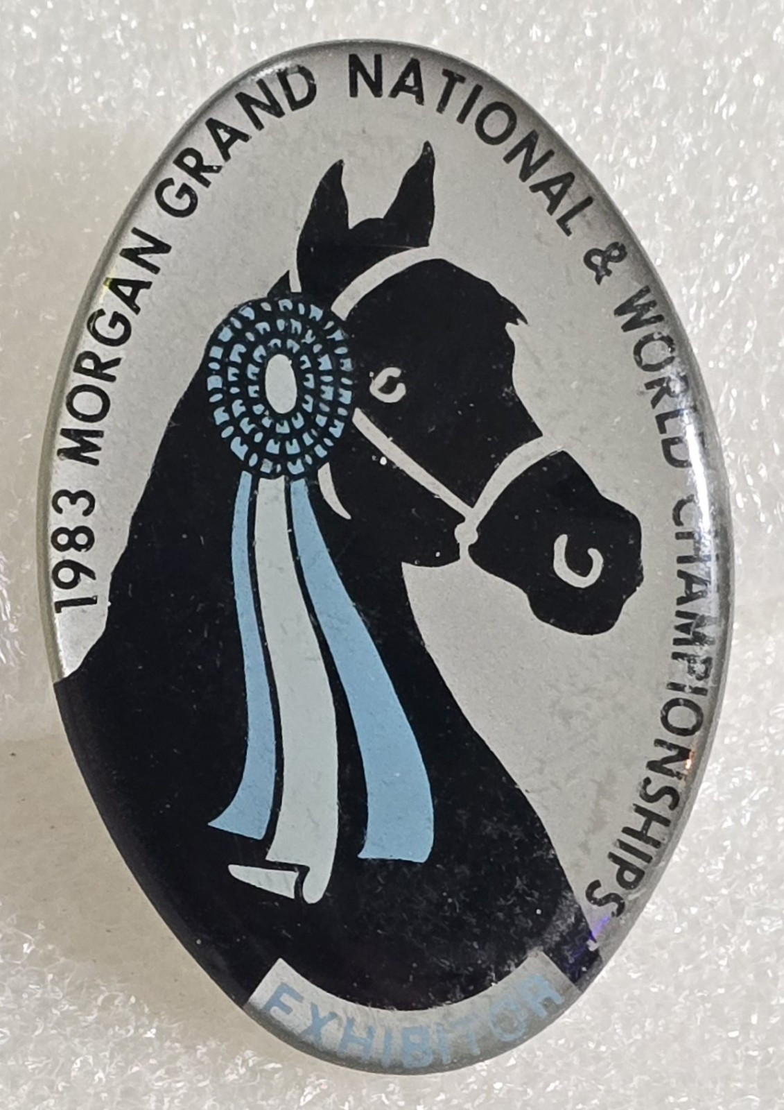 Vintage 1983 Morgan Horse World Championship Exhibition Brooch Pin