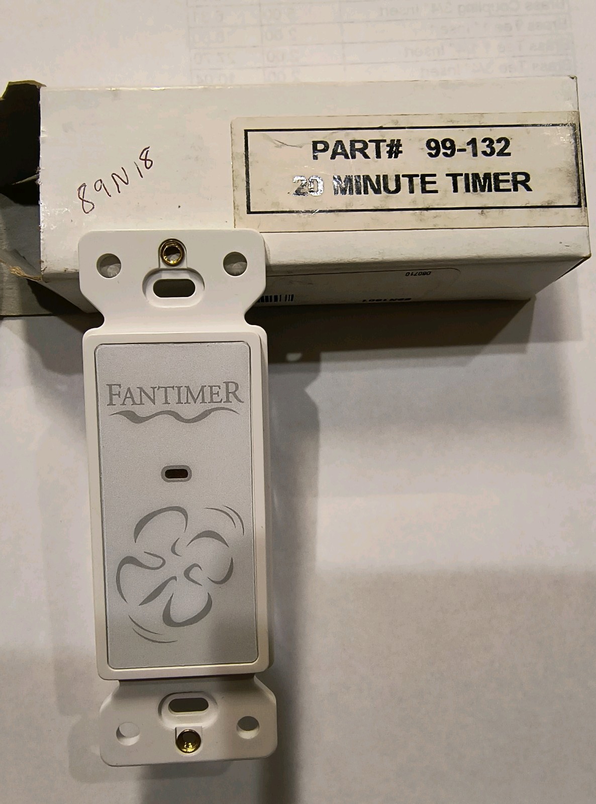 89N18 20 Minutes Fan Timer,  For Air Conditioning Xchanger