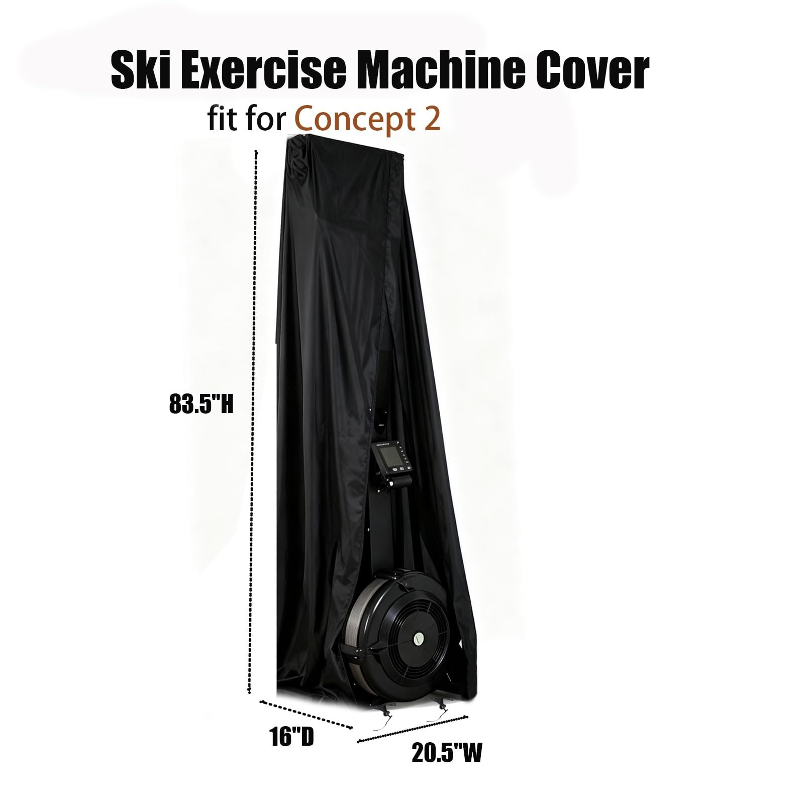 Ski Exercise Machine Cover for Concept2 , Dust-Proof & Waterproof Ski Machine...