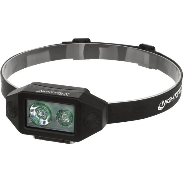 Nightstick NSP-4614B Low-Profile Multi-Function Dual-Light Headlamp, 3 AAA