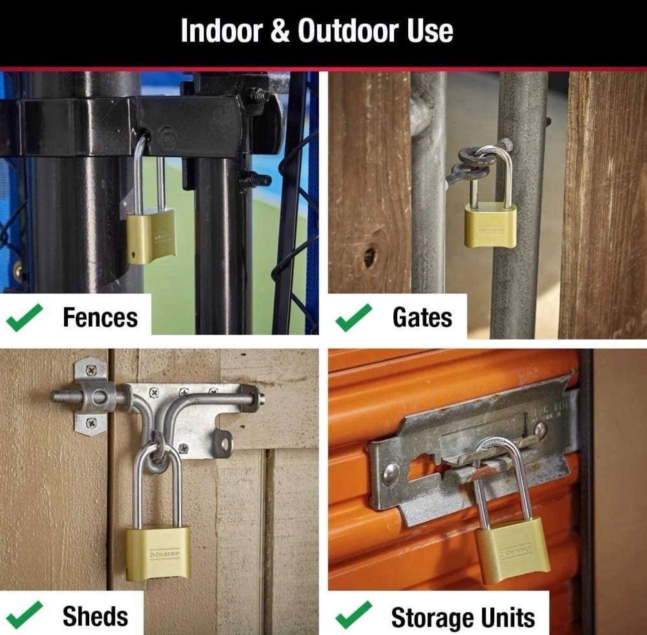 Master 175LH Set Your Own Combination Padlock with Extra Long Shackle