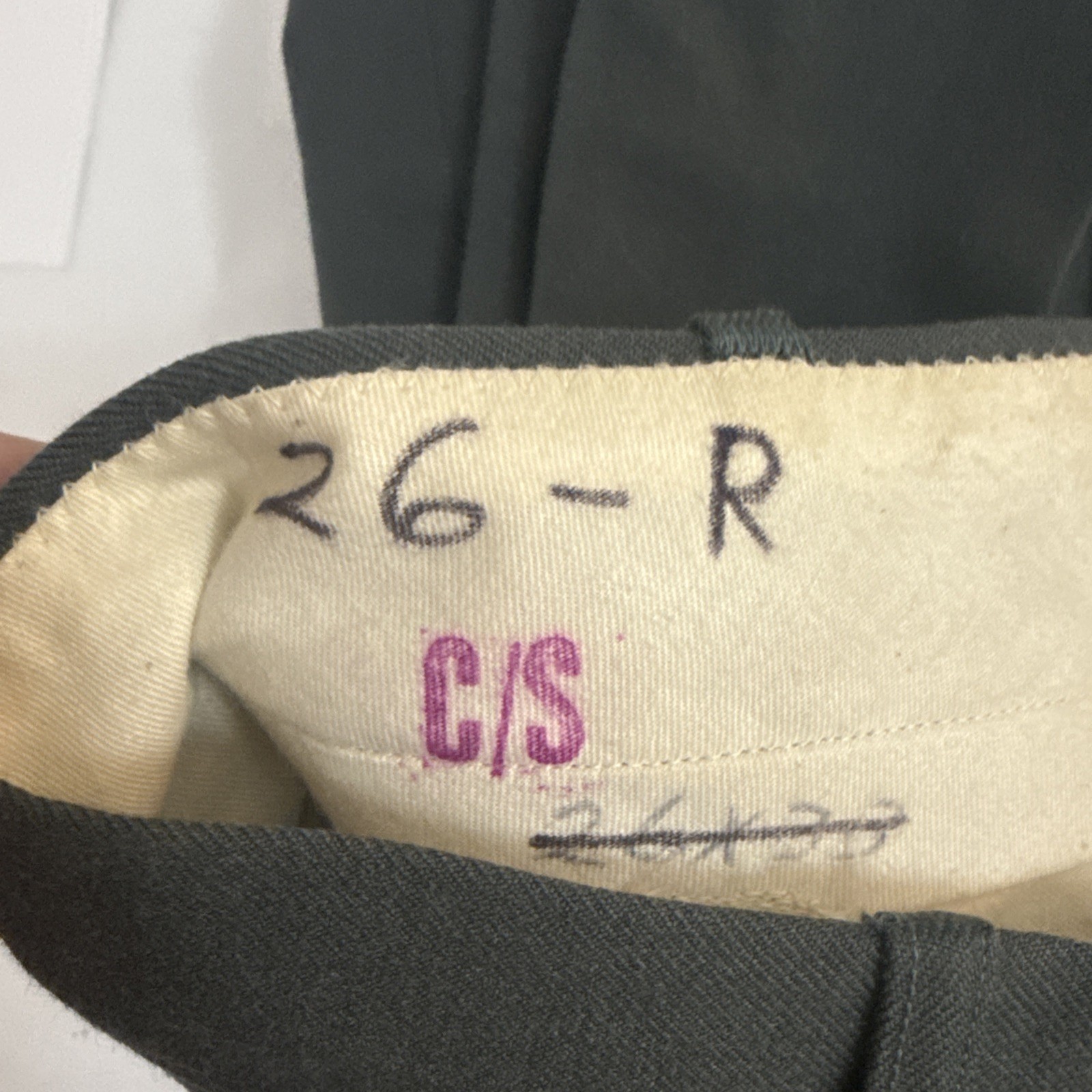 Military Slacks Size 26 R