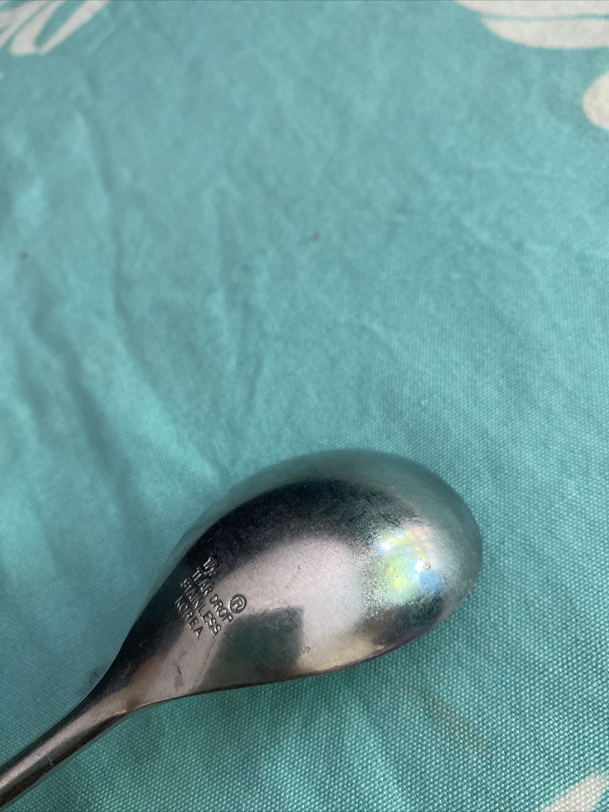 1 Forge WF Tear Drop Stainless Steel Korea Teaspoon Flatware